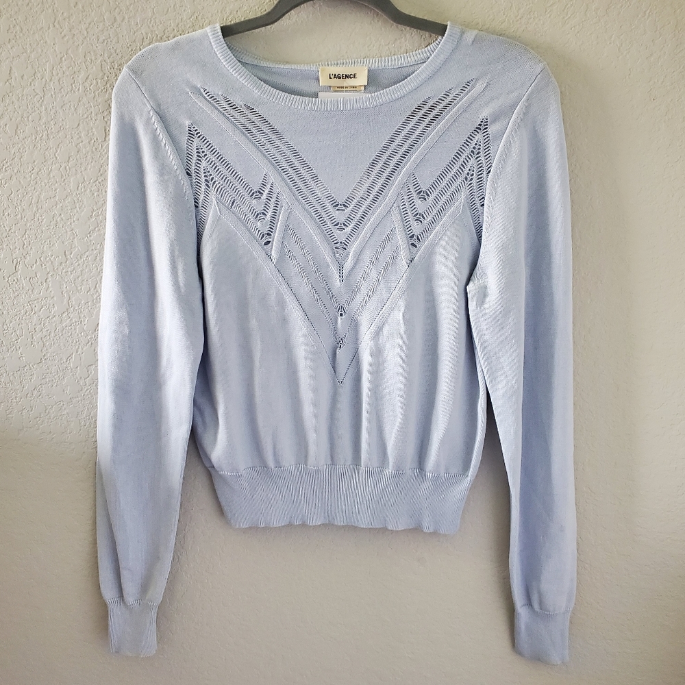 L'AGENCE cashmere blend knit sweater NWT - Picture 1 of 10